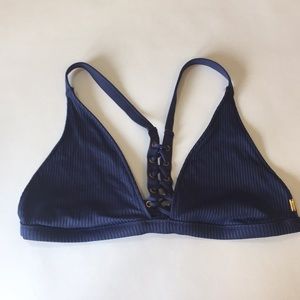 Victoria Secret Pink Lace Up Bikini Top